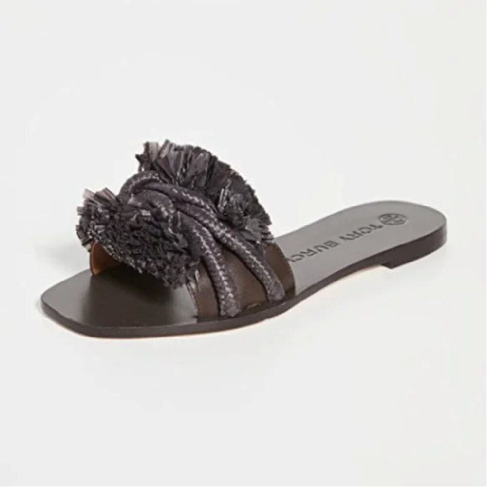 NWOT Tory Burch Rope Flat Slides size: 8.5